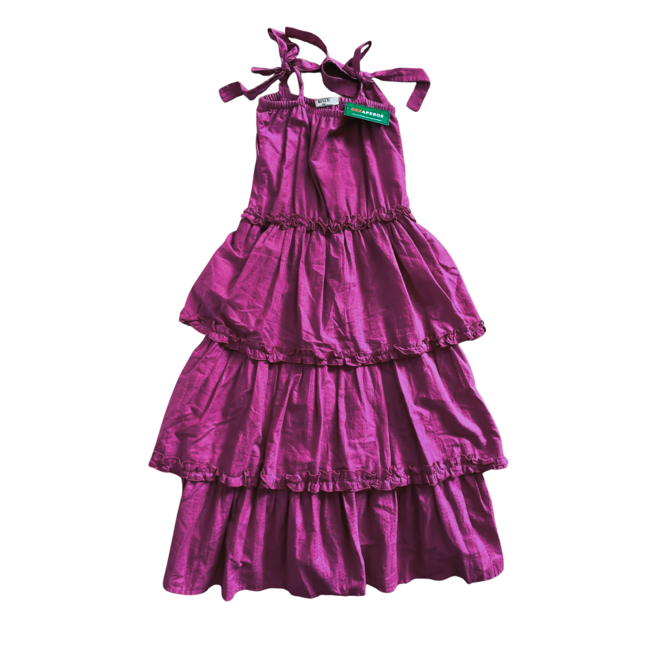 Vestido longo com camadas "MIXED Kids"