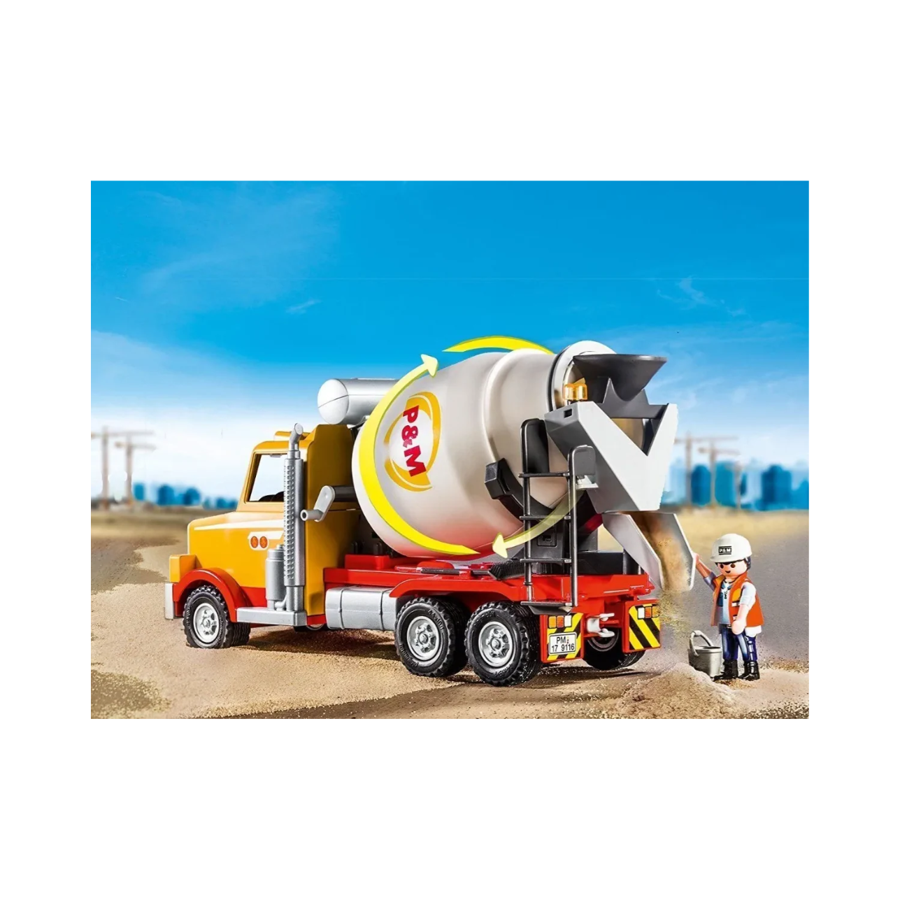 Caminhão betoneira de concreto - Playmobil