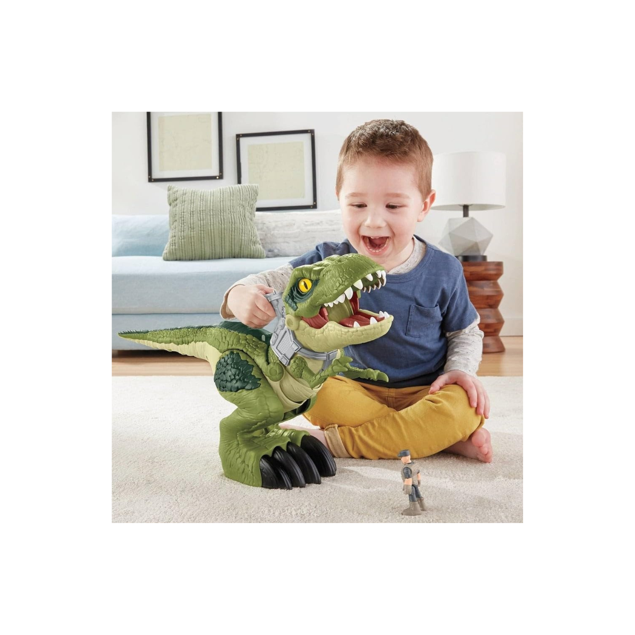 Dinossauro "Jurassic World T.Rex - Mega Mordida Feroz - Mattel"