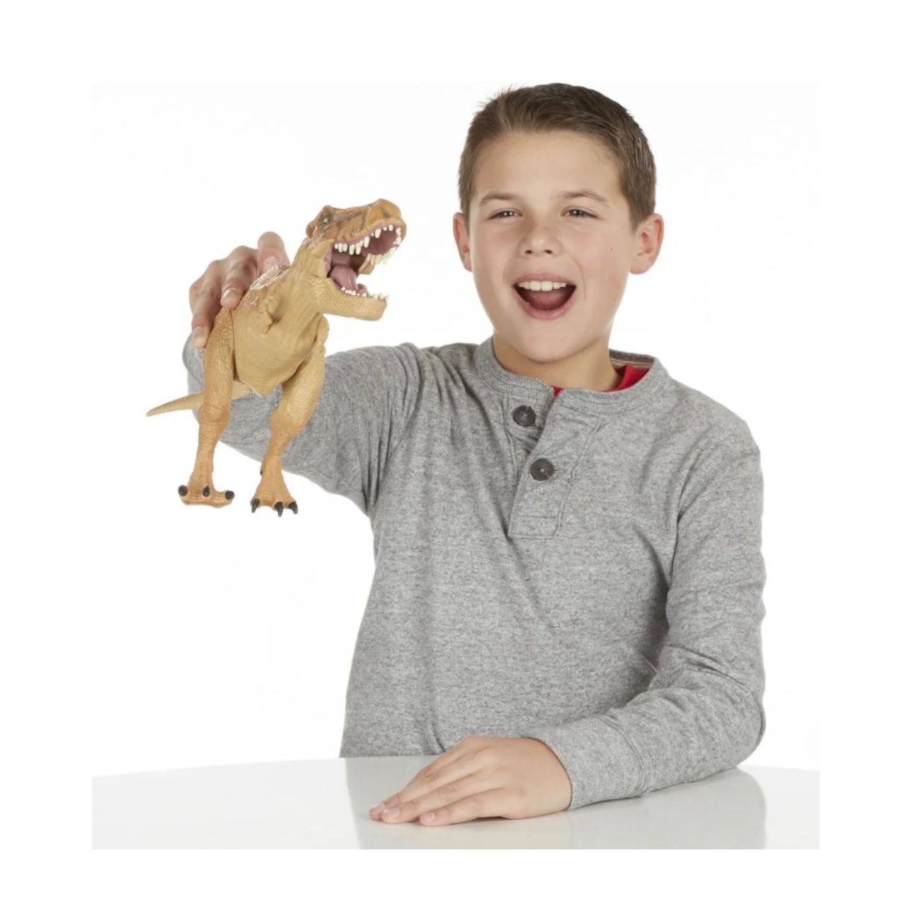 Dinossauro "Jurassic World Chomping Tyrannosaurus Rex - Mattel"