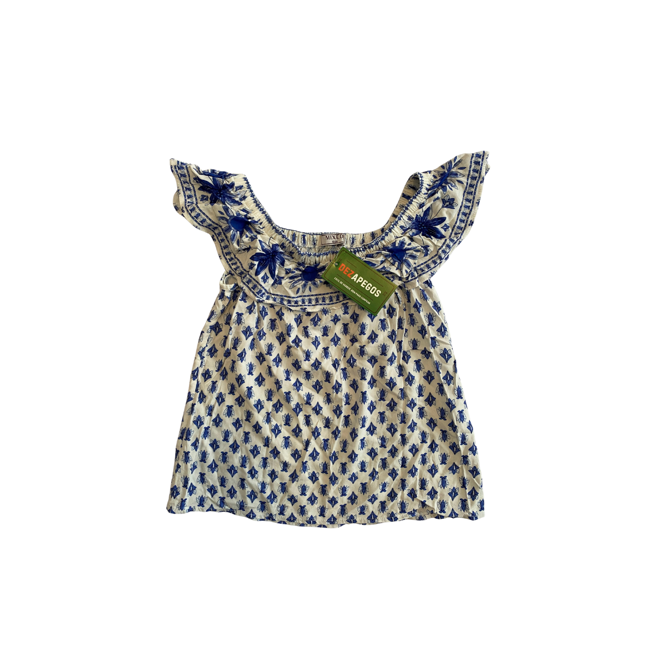 Blusa branca florida "MIXED Kids"