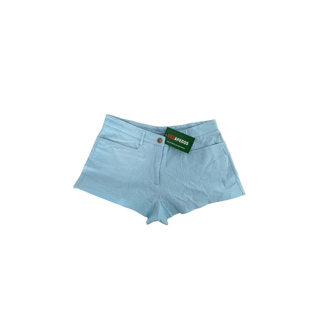 Shorts Linho azul "My Squad"