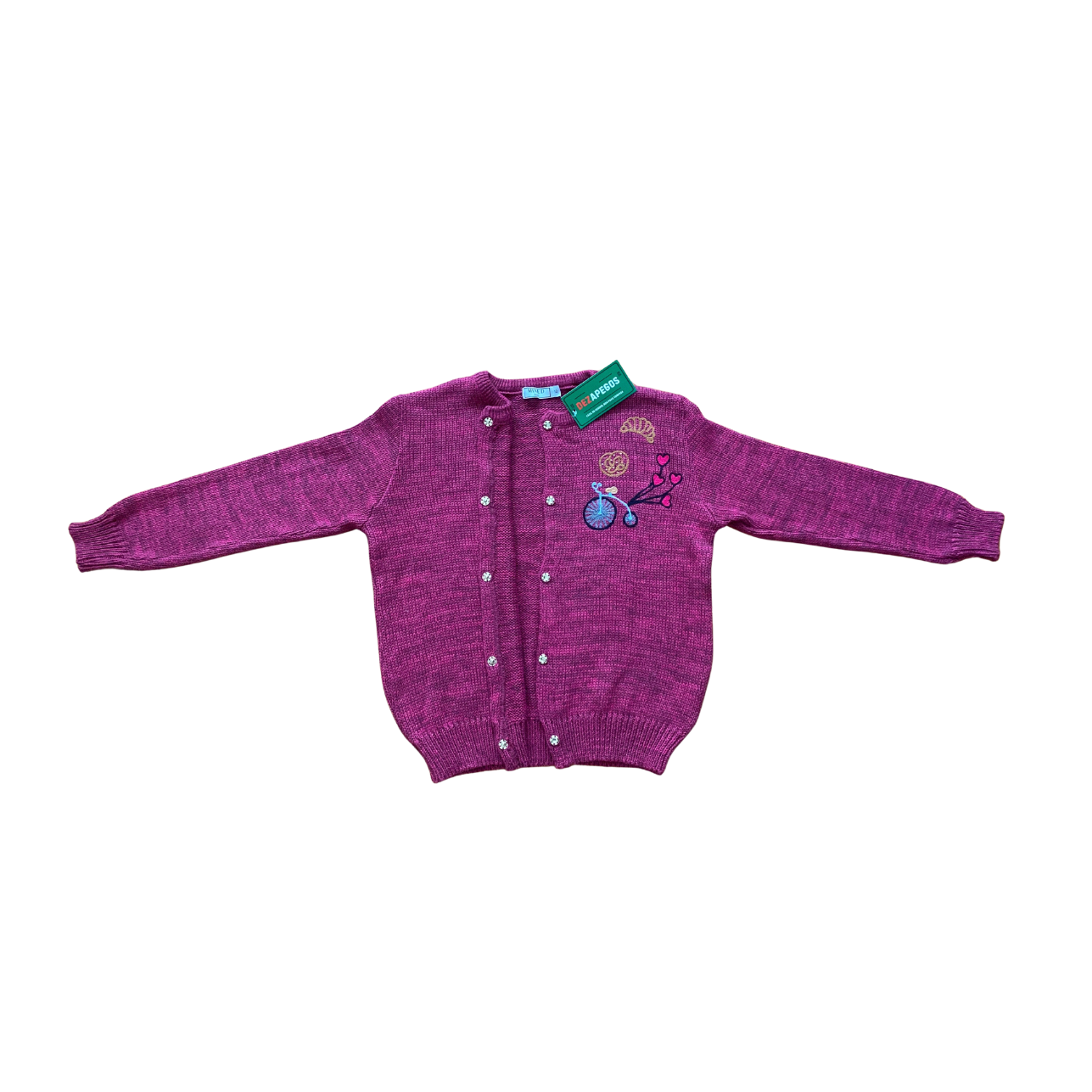 Cardigan tricot bordado "MIXED Kids"