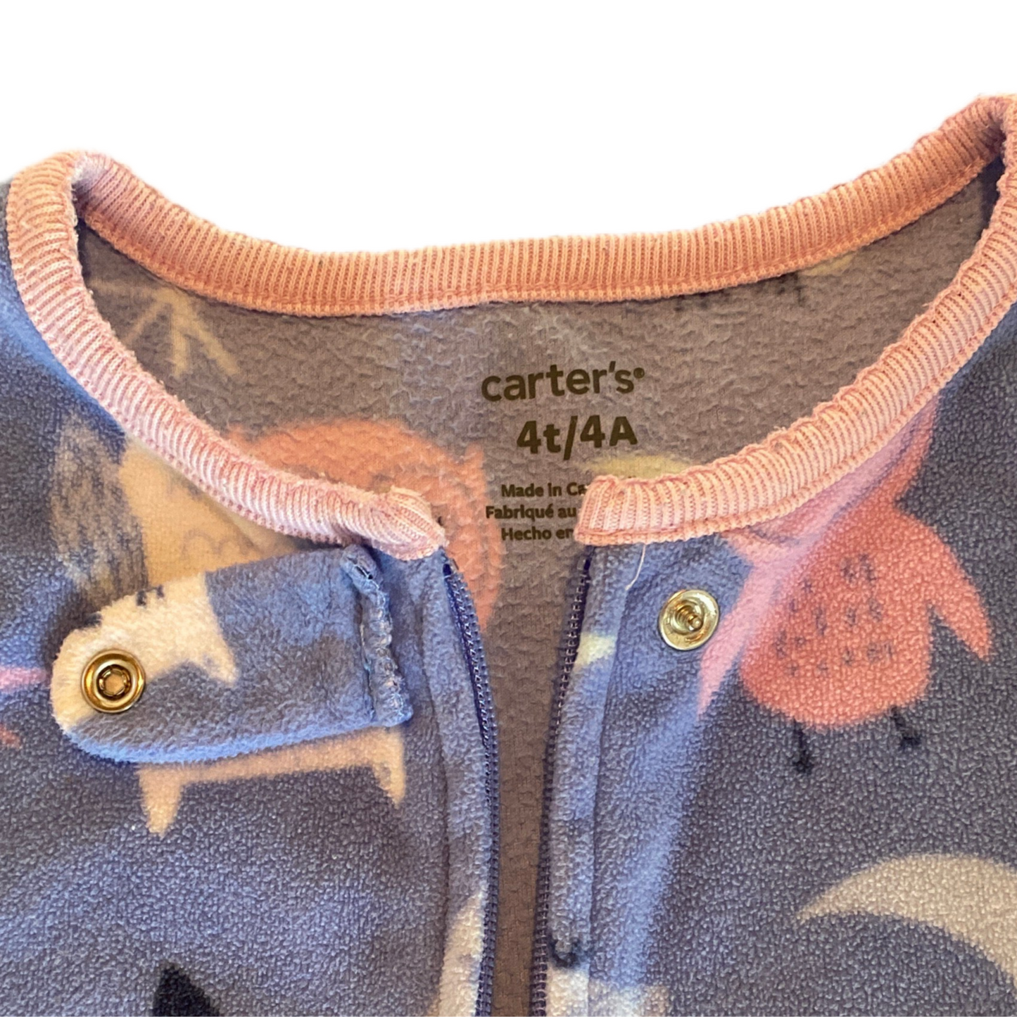Pijama macacão com pezinhos “CARTER'S”