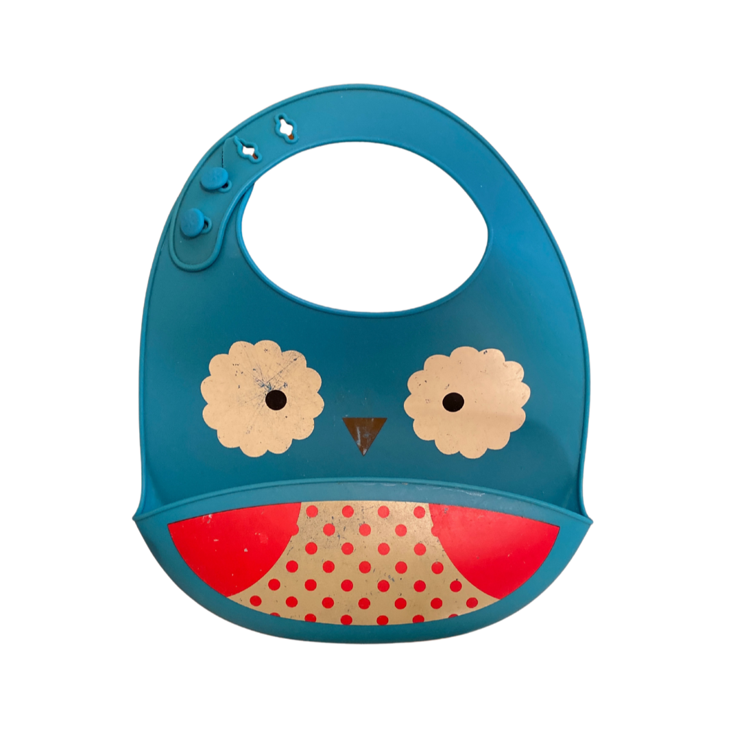 Babador de silicone "SKIP HOP - Corujinha"