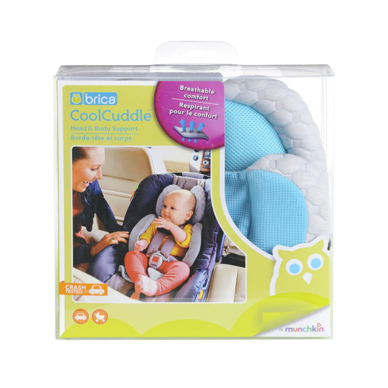 Almofada suporte de cabeça e corpo "Brica CoolCuddle - Munchkin"