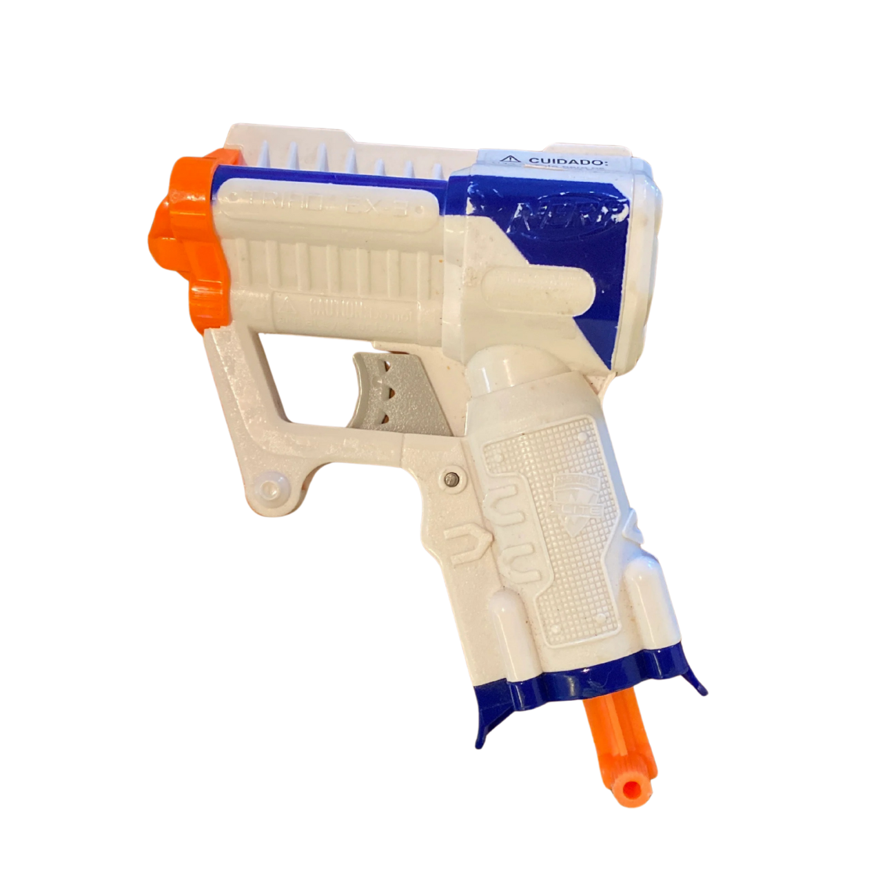 Lançador de dardos branco “Nerf Elite Triad EX-3 - Hasbro”