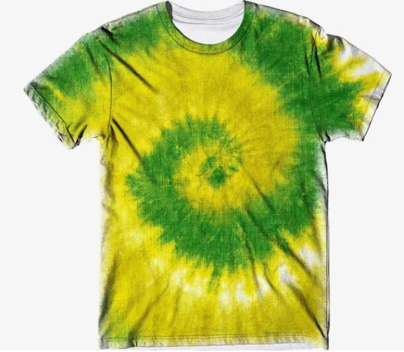 Camiseta com tubos de tintas para customização