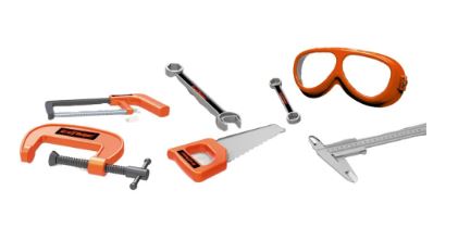 Conjunto de Acessórios "Vamos À Obra - Empreiteiro - Fanfun"