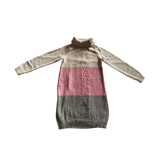 Vestido canelado de tricot com listras "JANIE AND JACK"