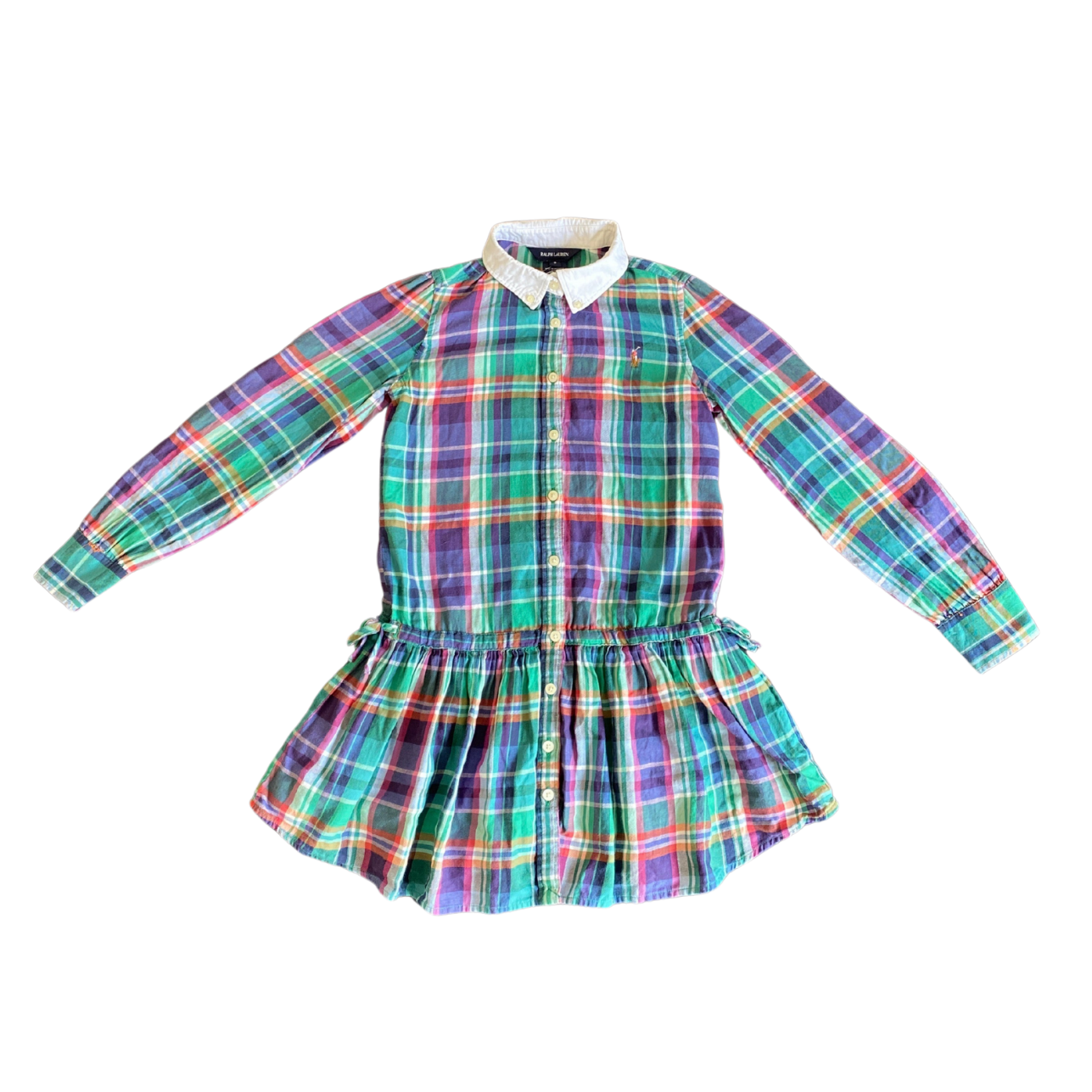 Vestido xadrez "RALPH LAUREN"