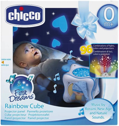 Cubo projetor iluminado e musical "CHICCO"