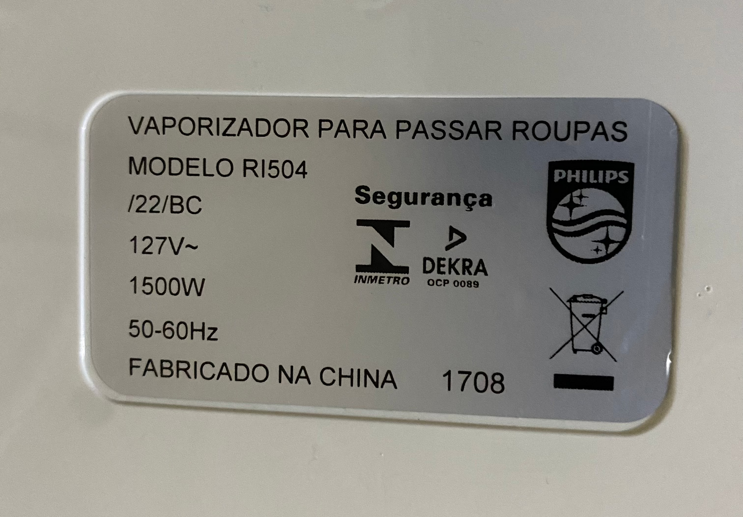 Vaporizador "Daily Touch - PHILIPS WALITA"