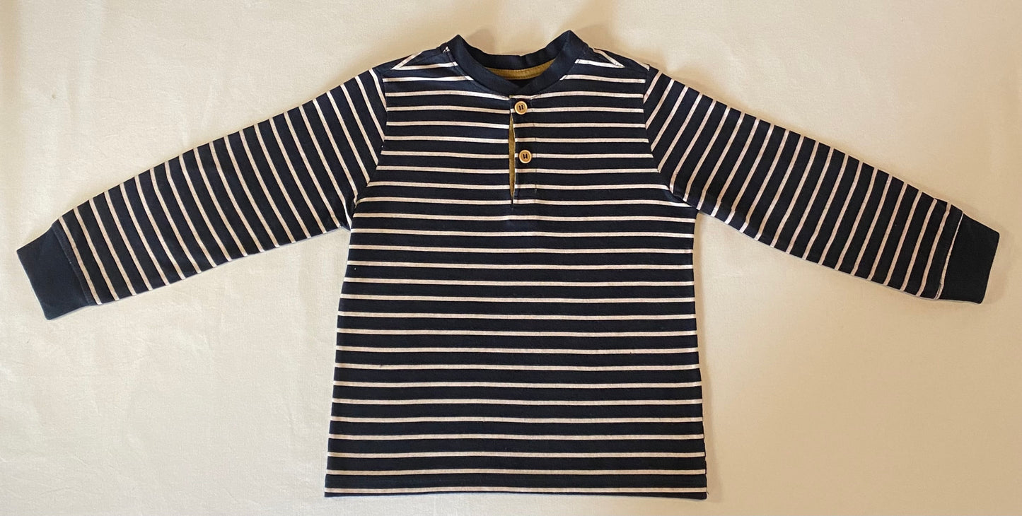 Camiseta com listras "PÓIM"