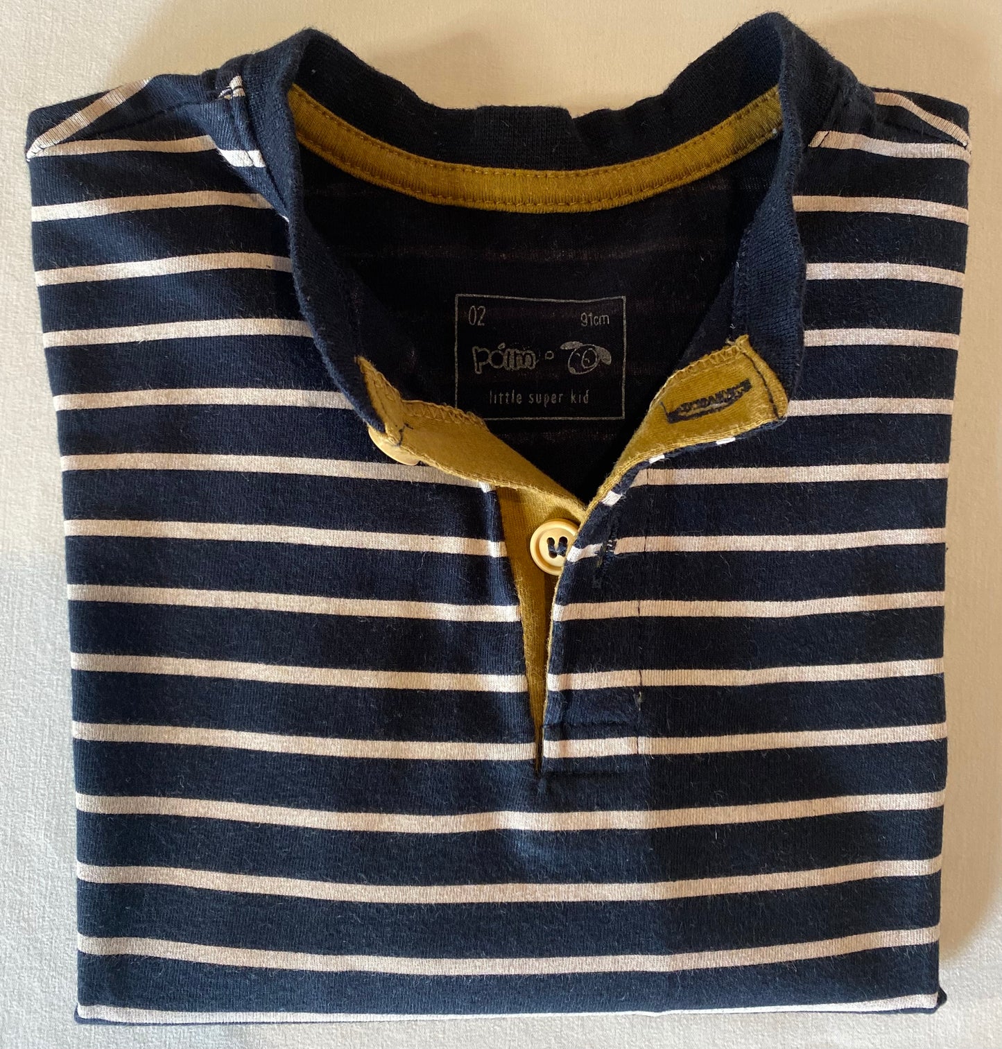 Camiseta com listras "PÓIM"