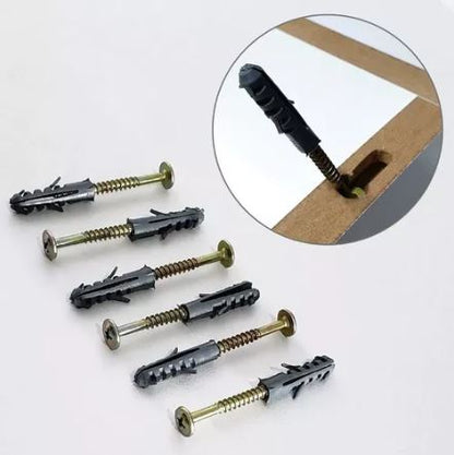 Kit de 3 nichos retangulares brancos para parede