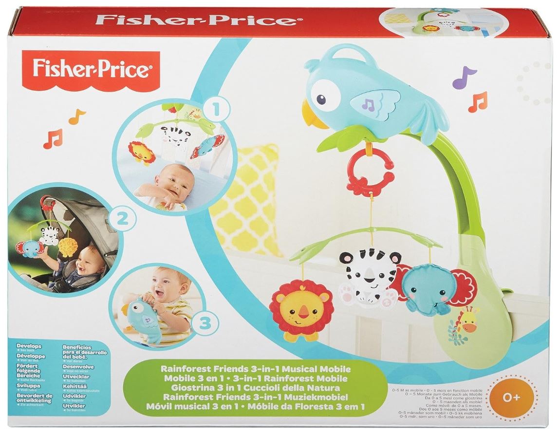 Móbile "3 em 1 Amigos da Floresta - FISHER PRICE"